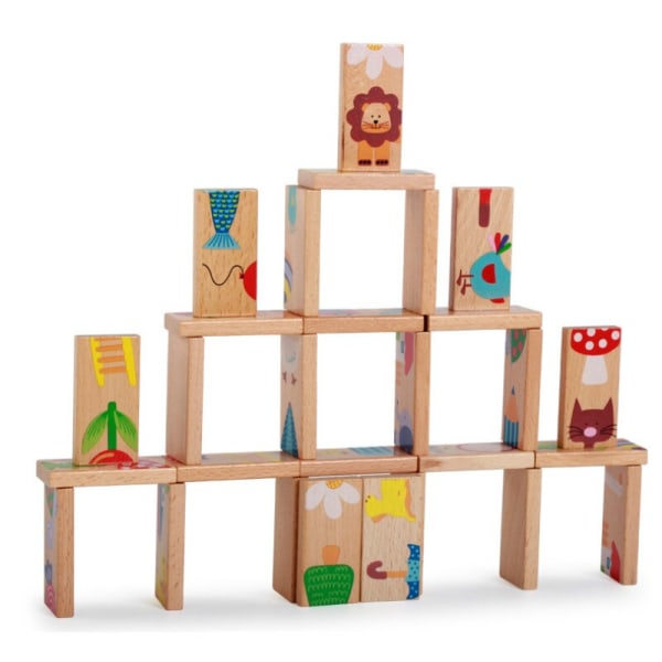 Eläin Dominopeli Puzzle Hauska Peli Domino