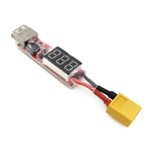 Pålidelig XT60/T-stik til USB-konverter Sikker og effektiv opladning til forskellige Lipo-batteripakker Effektiv opladning null - T-stik