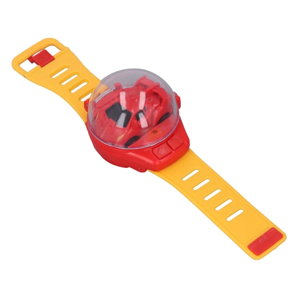 Mini-kaukosäädinautokellolelut USB-lataus Cartoon Cute Wrist Racing Car Watch pojille ja tytöille punainen