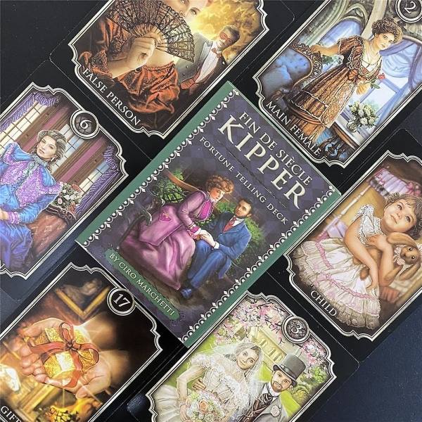 Engle Tarot-kortsett Mystisk Spådom Kjærlighet Skjebne Orakelkort for Kvinner Jenter Kortfest Brettspill Bordkortspill Ts183 none Ts183 none