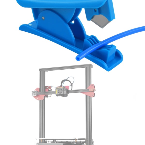 Blått PTFE-rör Teflonto Bowden-rör 1,75 mm filament bärbart rörskärblad