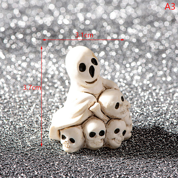 Halloween-dekorationsfigur Miniatyr tegneserie Mumie Skull Micro La A3 onesize A3 onesize