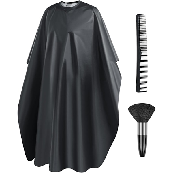 Hairdressing layer, black hairdressing layer, waterproof hairdressing coat with brush and comb, hairdressing layer for study and home use