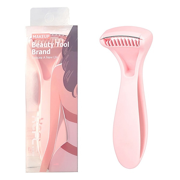 Damrakare Smärtfri Rakapparat Bikini Ben Underarm Kropp Rosa