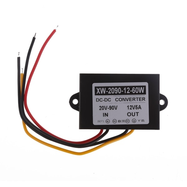 Step Down Regulator Strømforsyning Adapter Konverterer 24V 36V 48V til 12V konverter null - 5A