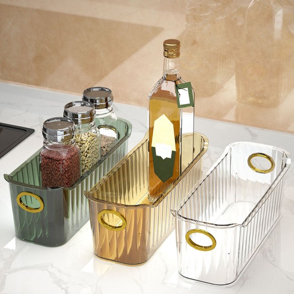 Light Luxury Desktop Cosmetics Förvaringsbox Toalettartiklar Cosmetic St A1