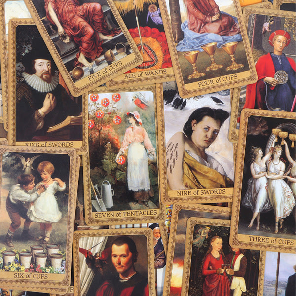 Vaikutusvalta enkelikortti Tarot-korttipeli Englanti Divinati Monivärinen onesize Multicolor onesize