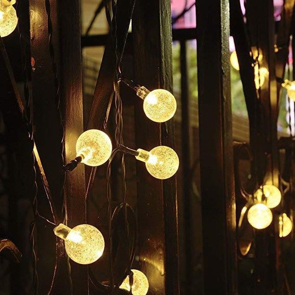 Fjärrkontroll bubbelboll ljusslinga, 20 LED, inomhus