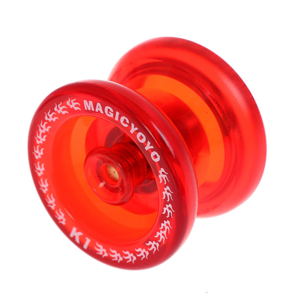 Yoyo Klassiske Babyleker Profesjonell Magisk Yoyo K1 Spin Aluminium Rød one size Red one size