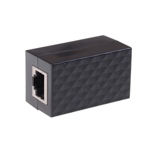 RJ-45 Lynbeskyttelsesadapter Ethernet Overspændingsbeskytter Nätv Sort onesize Black onesize
