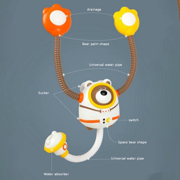 Baby Elektrinen Avaruuskarhu Suihku Automaattinen Kastelu