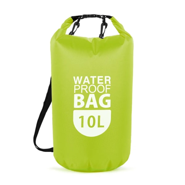 PVC Torr Vattentät Flytväska Rulltopp Torr Väska 10L/20L Vattensport Förvaringsväska Lätt Duty Torr Väska
