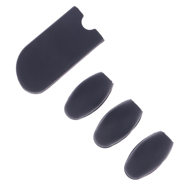 1Set Saxofon Fingerstöd Saxofon Tumstödskudde Silicon Black one size