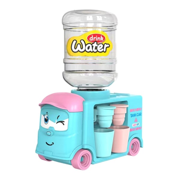 Juicer Leksak Mini Water Dispenser Leksak för barn Simuleringsleksak för småbarn Köksleksak Lekhusleksak Tidig pedagogisk leksak Blå