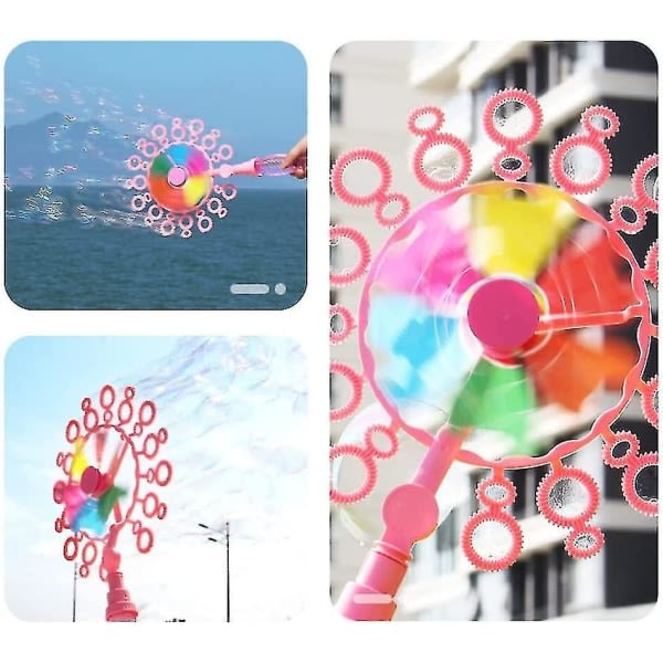 Bubble Wands Set, Rolig Big Bubbles Maker med murstein, for utendørslek & födelsedagsfest & spel