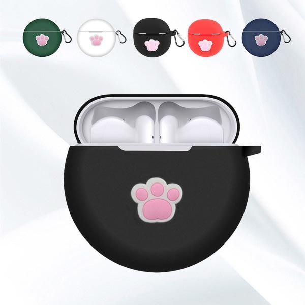 Hörlurar För Case För Huawei Freebuds 4 Söt För Cat Paw Stötsäker Silicone Cov