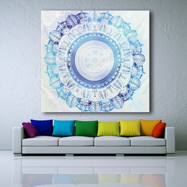 Intialainen gobeliini Mandala Hippie Bohemian seinävaate Peitto Heitä Dorm Decor Hasaki