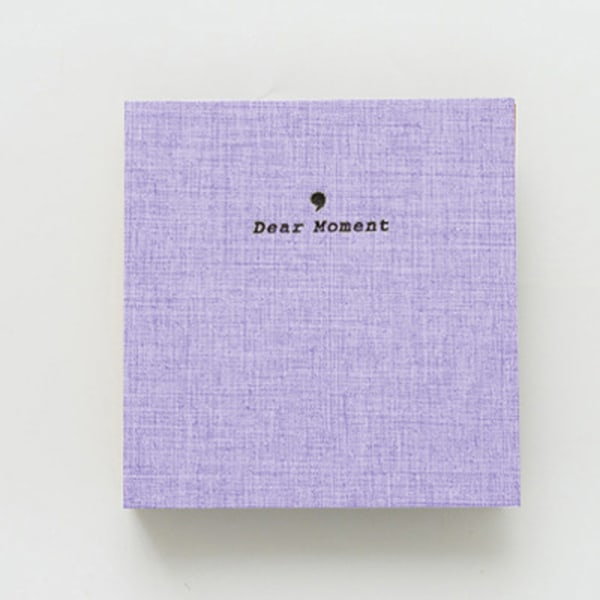 100 taskua 3 tuuman valokuva-albumi kirjan kansi Instax Mini 11 9 Purple Purple