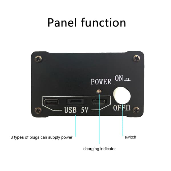 48V Phantom Power -virtalähde Kondensaattorimikrofoni Phantom Power GAZ-PS02 Ammattimainen USB -virta