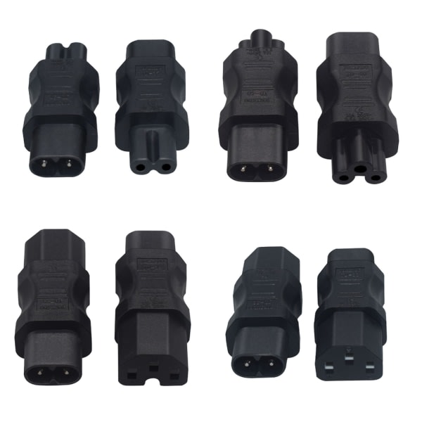 C7 till C8 rak adapter hane till hona Adapter C7 till C8 adapter Kabeladapter C8 till C13/C8 till C15/C8 till C5 Compact- null - C8 till C5