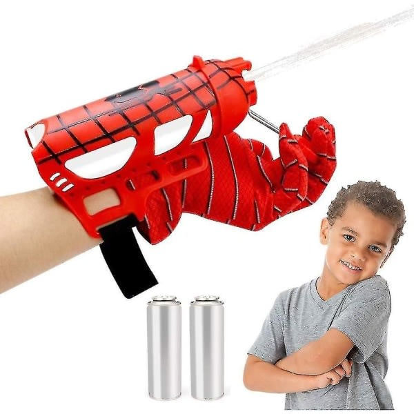 Spider Web Launcher Handskar Set Marvel Spider Hero Web Shooter Handskar Leksak Barn