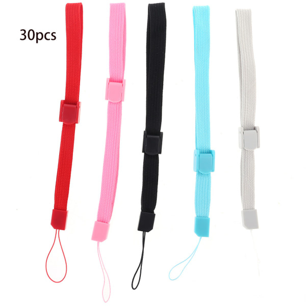 30 st/set Justerbara handledsband Handgrepp Linsrep Armband för Wii Fjärrkontroll Telefon Speltillbehör