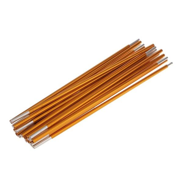 1/2/3 Bärbar Backpacking Markis Tältstänger Lättviktsresor Gul Φ8.5mm 395 cm 1 St