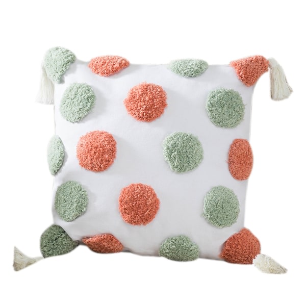 Boho Tuftad Dekorativ Kuddfodral Modern Mjuk Kuddeöverdrag för Soffa Soffan Bil Sovrum Vardagsrum 18x18 tum null - 8061
