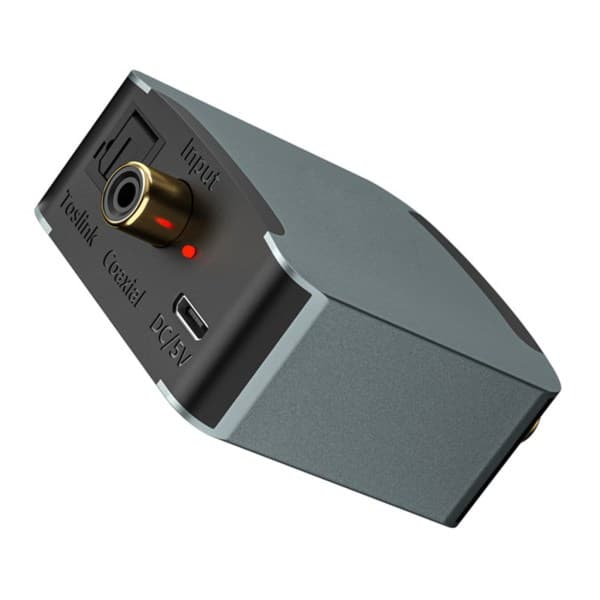Digital til Analog Lydkonverter Optisk Fiber Koaksial Signal til AnalogDAC SPDIF 3,5 mm Jack 2xRCA Forsterker Dekoder null - A