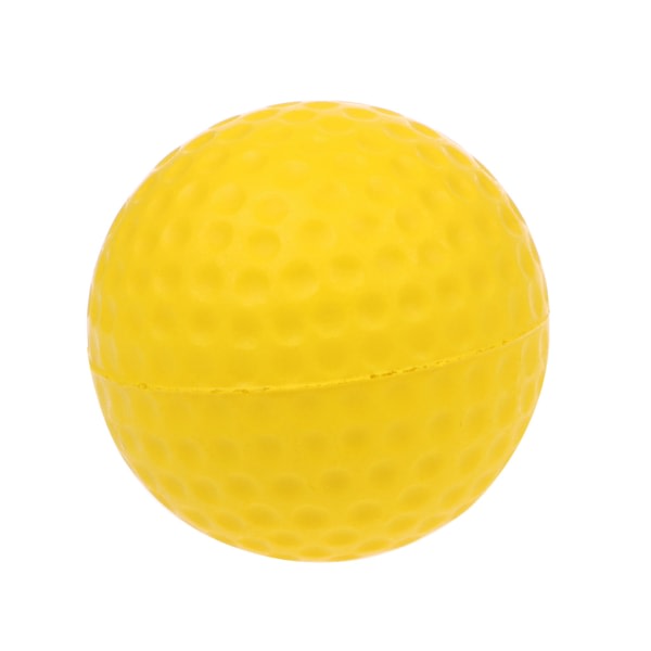Gul skum golfball Golftrening Myke skumballer Treningsball