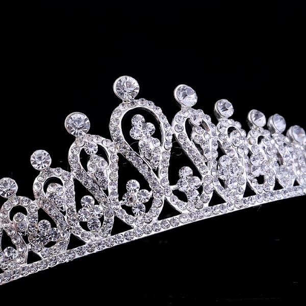 Krystal Bryllupshårkrone Tiara