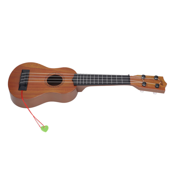 Børne Ukulele Guitar 4 Strenge Lærerig Livagtig Bærbar Musikalsk Ukulele Legetøj til Begyndere Type 1