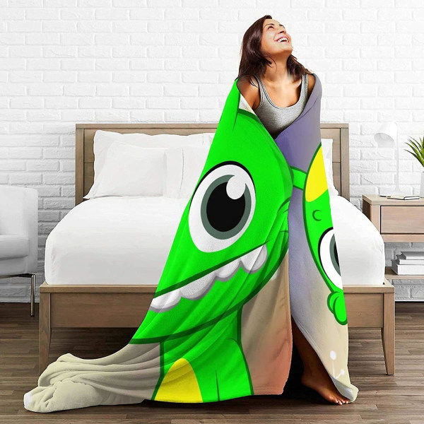 Groovy The Martian Ultra-mjuk mikrofleecefilt Heminredning Throw Lättviktsför bäddsoffa -q395 50x40in 125x100cm