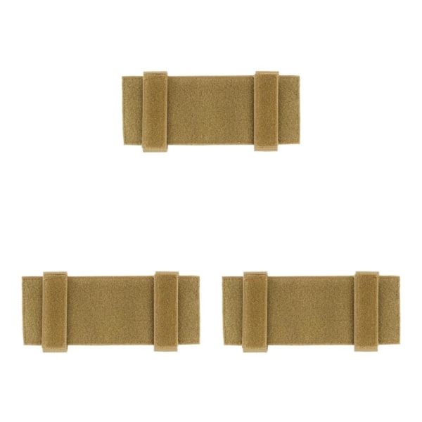 1/2/3/5 Moral Patches Board Display För MOLLE Attachment for Khaki 3PCS