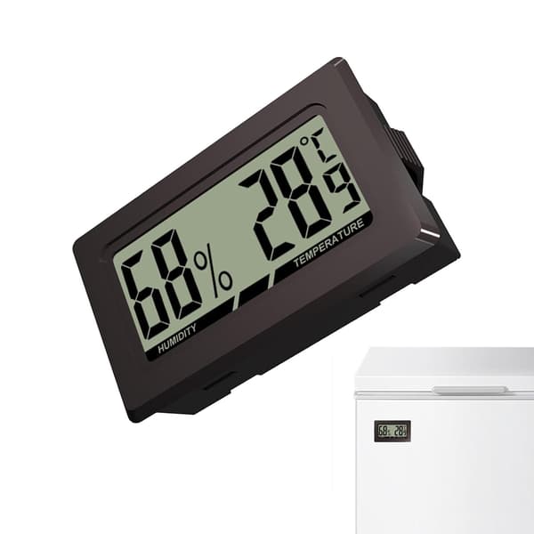 Generic Digital Room Thermometer, Indoor Thermometer, Small LCD Thermometer, LCD Temperature and Humidity Meter