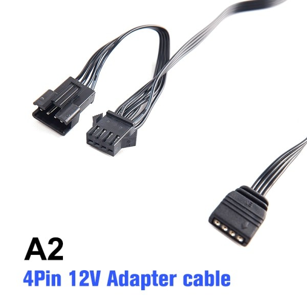 5V/12V Rgb 3/4Pin-belysning Moderkortets synkronkontroll A2