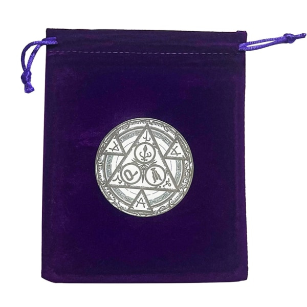 Tarotkort Sammetsförvaringsväska Smyckespåse Oracle Card Organizer Brädspelskort Dragsko Väska Häxkonsttillbehör 13