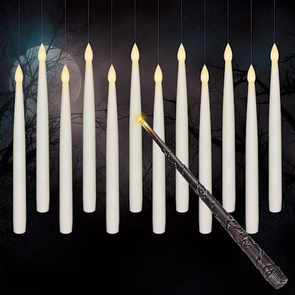 24-Pack Floating Candles - LED Candles with Wand 2x 12-Pack 2st 12-Pack