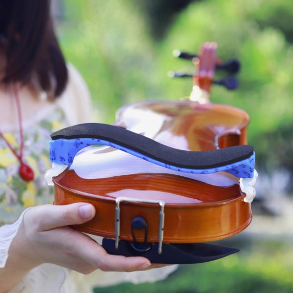 3/4 och 4/4 storlek violin fiol axelstöd med tjockt vadderat skum violinkuddar delar Musikinstrumenttillbehör
