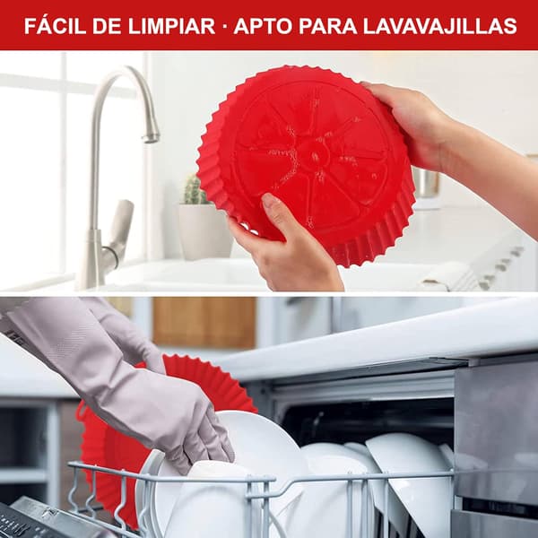 st silikoneforme til airfryer, airfryer, airfryer tilbehør, 20 cm