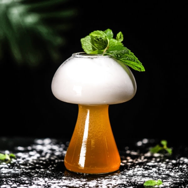 Svampkopp Kaffe Mojito Ølglas Høje fødder Glaskop Bar Par