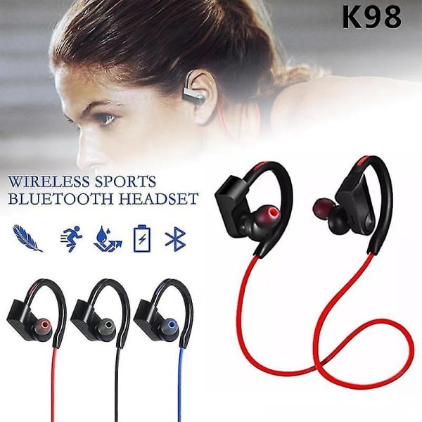 K98 Langattomat kuulokkeet Kuulokkeet Vedenpitävät Urheilukuulokkeet Stereo Bassokuulokkeet Mikrofonilla