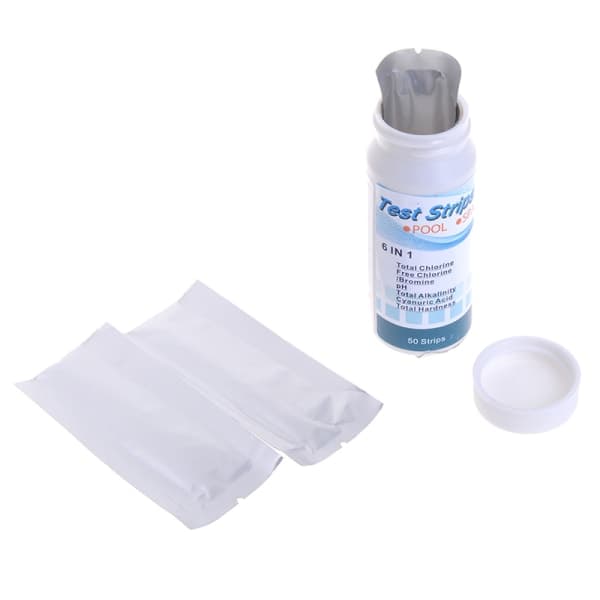 6 i 1 pool PH klor spa bromsyra teststicka cya White onesize White onesize
