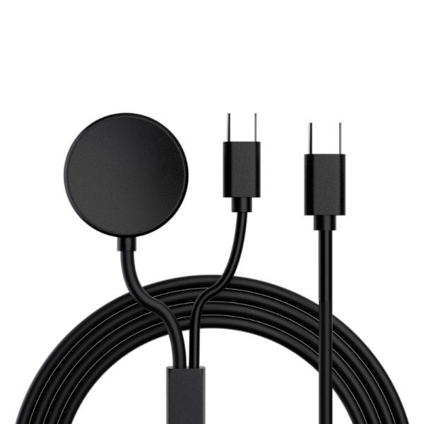 Magneettinen latausteline, latauskaapeli, yhteensopiva watch 6 5 4 Active 2 USB -pikalatauskaapeli, virtalähdekaapeli