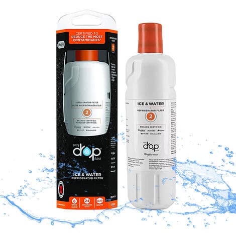2-pack kylskåpsfilter Everydrop by Whirlpool Ice and Water 2, EDR2RXD1