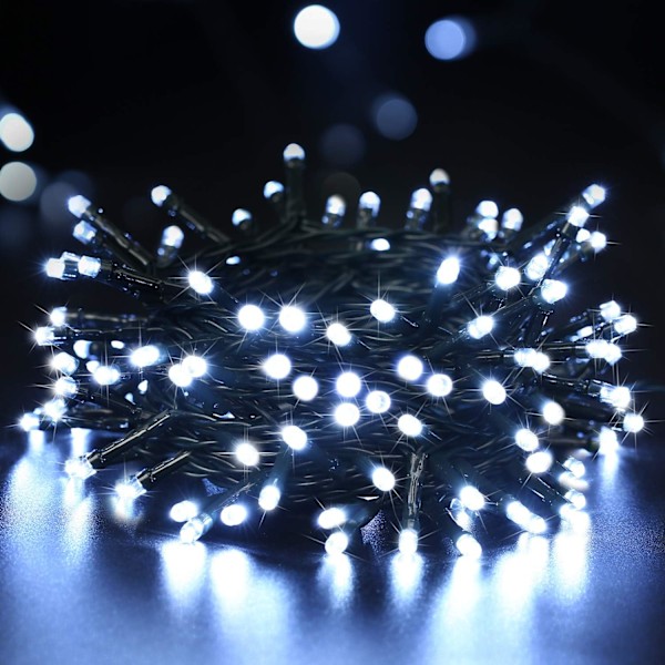 100 LED String Lights Battery, Cool White