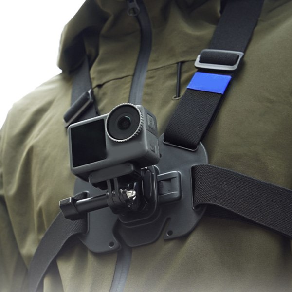 Bröstremfäste Bälte för Go Pro 10 9 8 7 6 5 Action 3 2 Actionkamera Bröstremfäste Adapterhållare Tillbehör