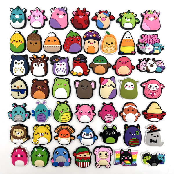Skosmycken 50 st Plyschleksak Squishmallow Hål Skor Sko Flo CDQ