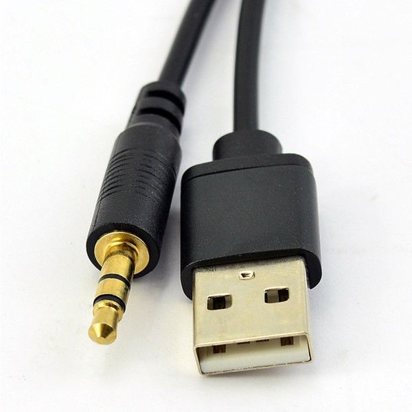 Bluetooth-kompatibelt modul Trådløs til lydindgang Musikafspiller Kabeladapter USB+DC-modtager Stereonavigationsradio