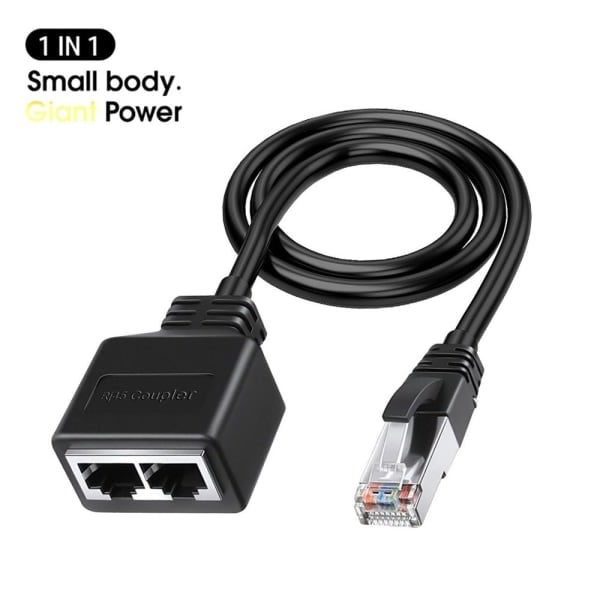 Nätverkskabel Ethernet-delare Kabel Nätverksadapter